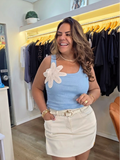 Regata Flor – Ribana com Elastano | P ao GG
