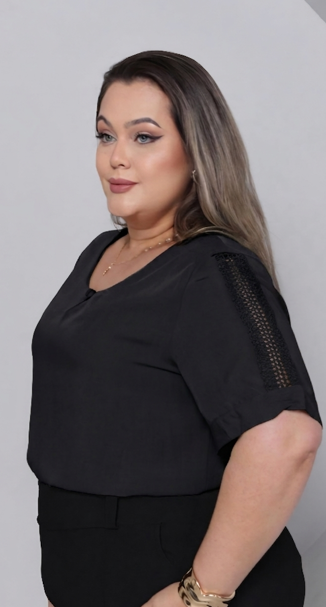Blusa Maite – Viscolinho | Plus Size
