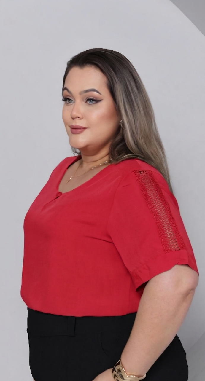 Blusa Maite – Viscolinho | Plus Size