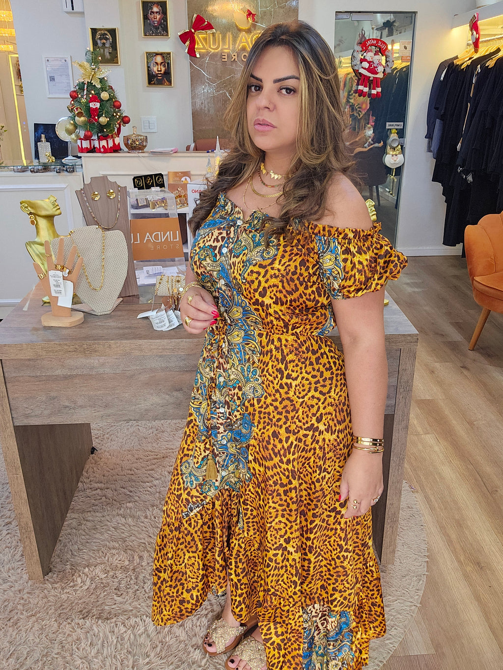 Vestido Indiano Ciganinha – Seda Indiana | Tamanho Único