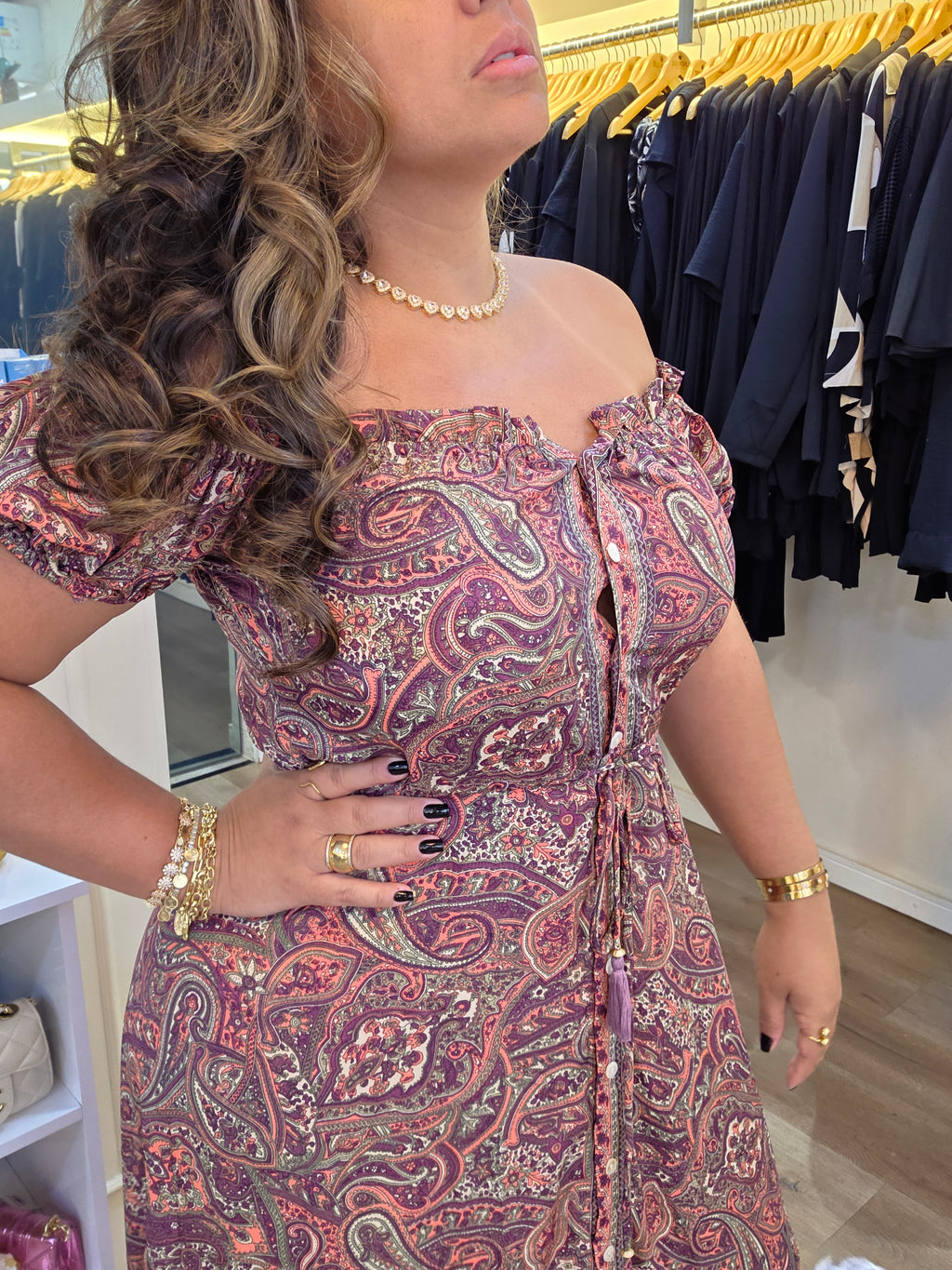 Vestido Indiano Ciganinha – Seda Indiana | Tamanho Único