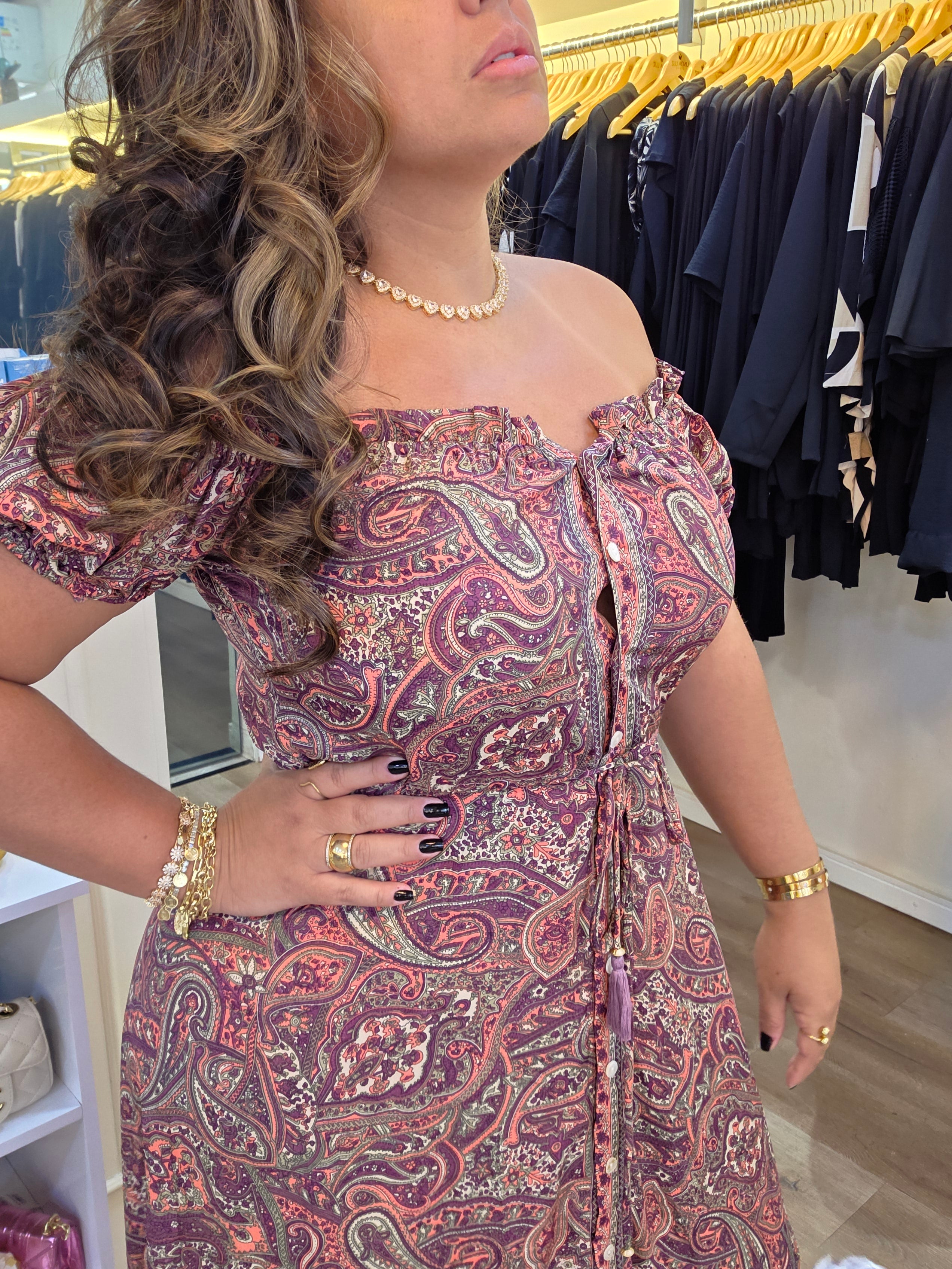 Vestido Indiano Ciganinha – Seda Indiana | Tamanho Único