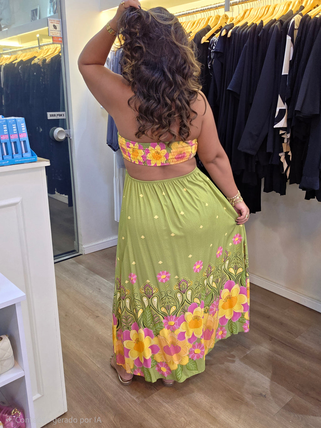 Vestido Tomara que Caia – Inspiração Farm | Viscose Premium Tamanho Único