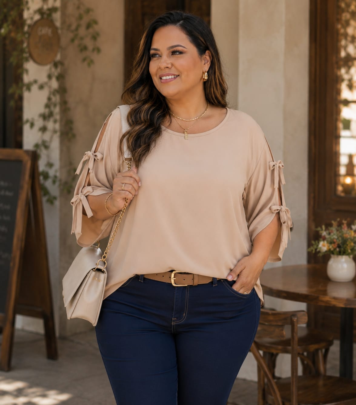 Camisa Laço Plus
