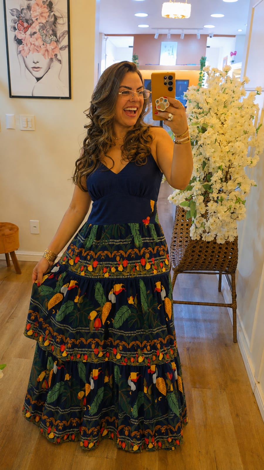 Vestido Longo Insp. Farm