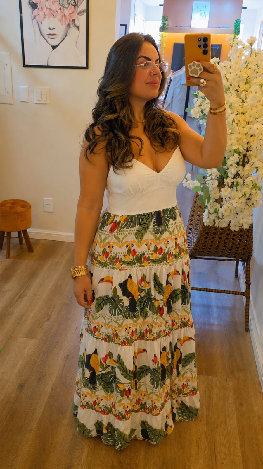 Vestido Longo Insp. Farm