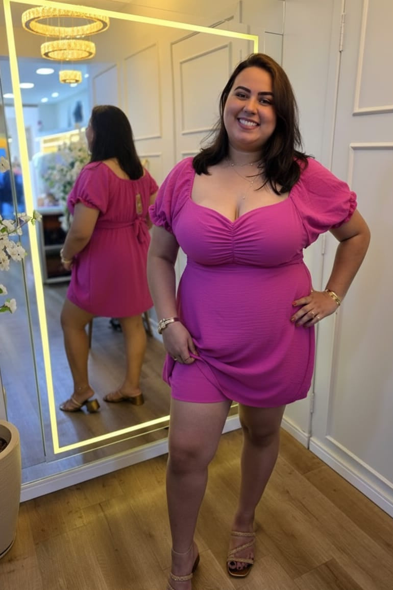 Macaquinho Hadasha Plus – Tecido Duna | Plus Size