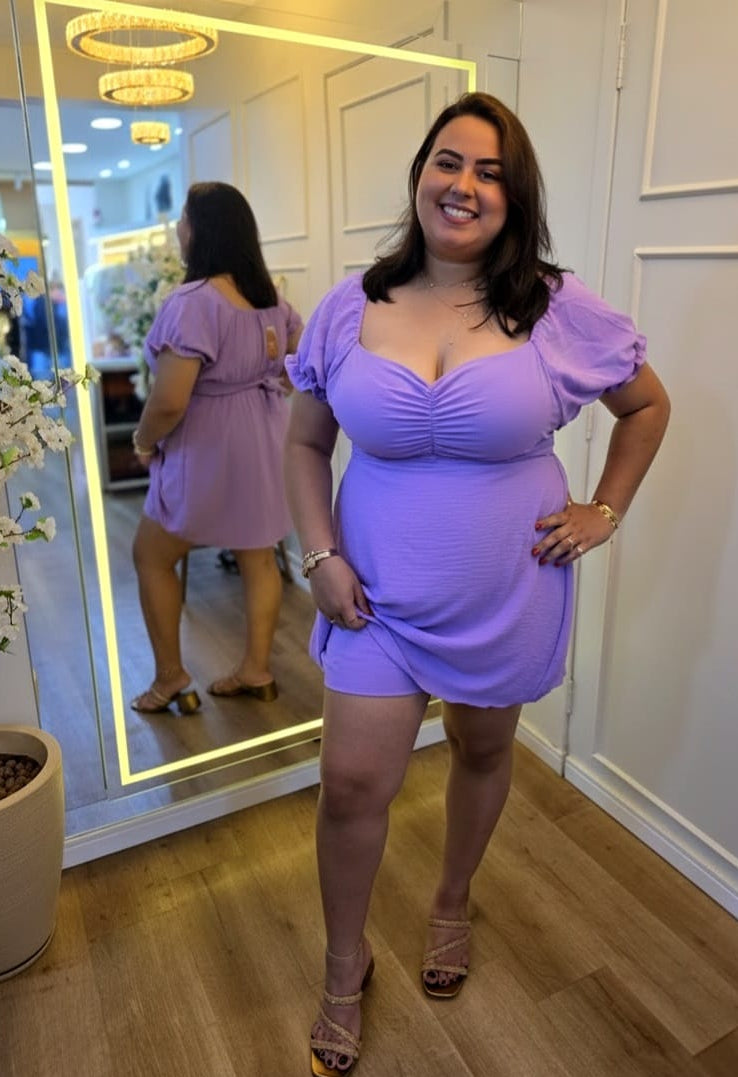 Macaquinho Hadasha Plus – Tecido Duna | Plus Size