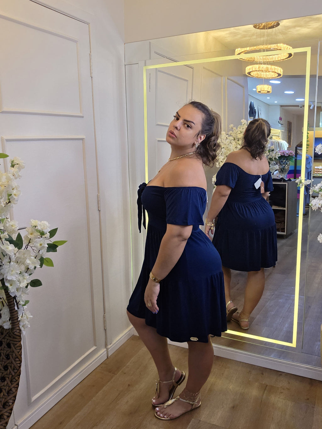 Vestido Ciganinha Viscolycra