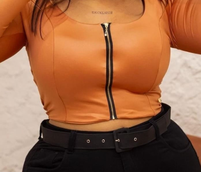 Cropped Zíper Plus