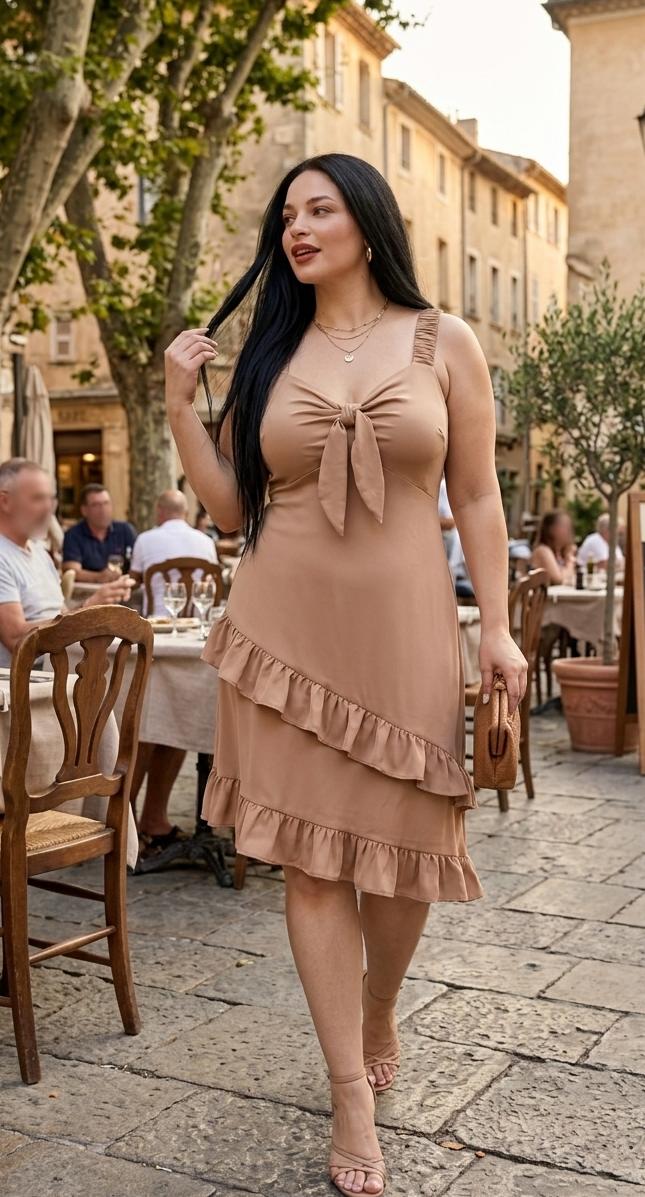 Vestido Babado