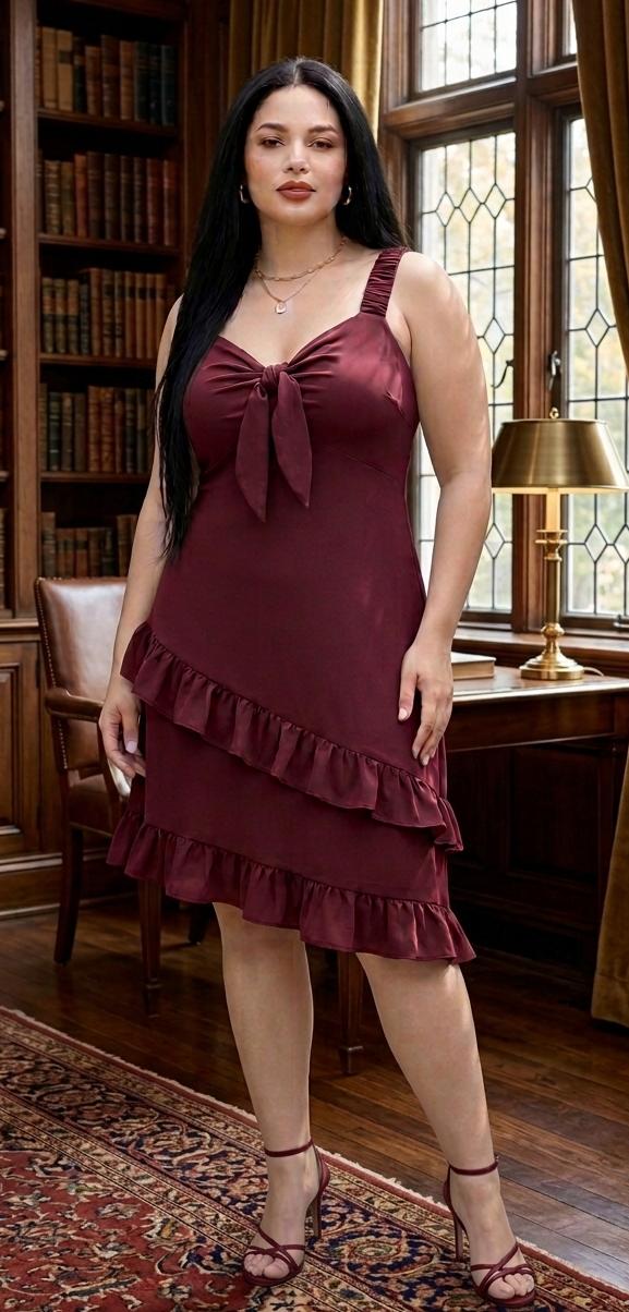 Vestido Babado