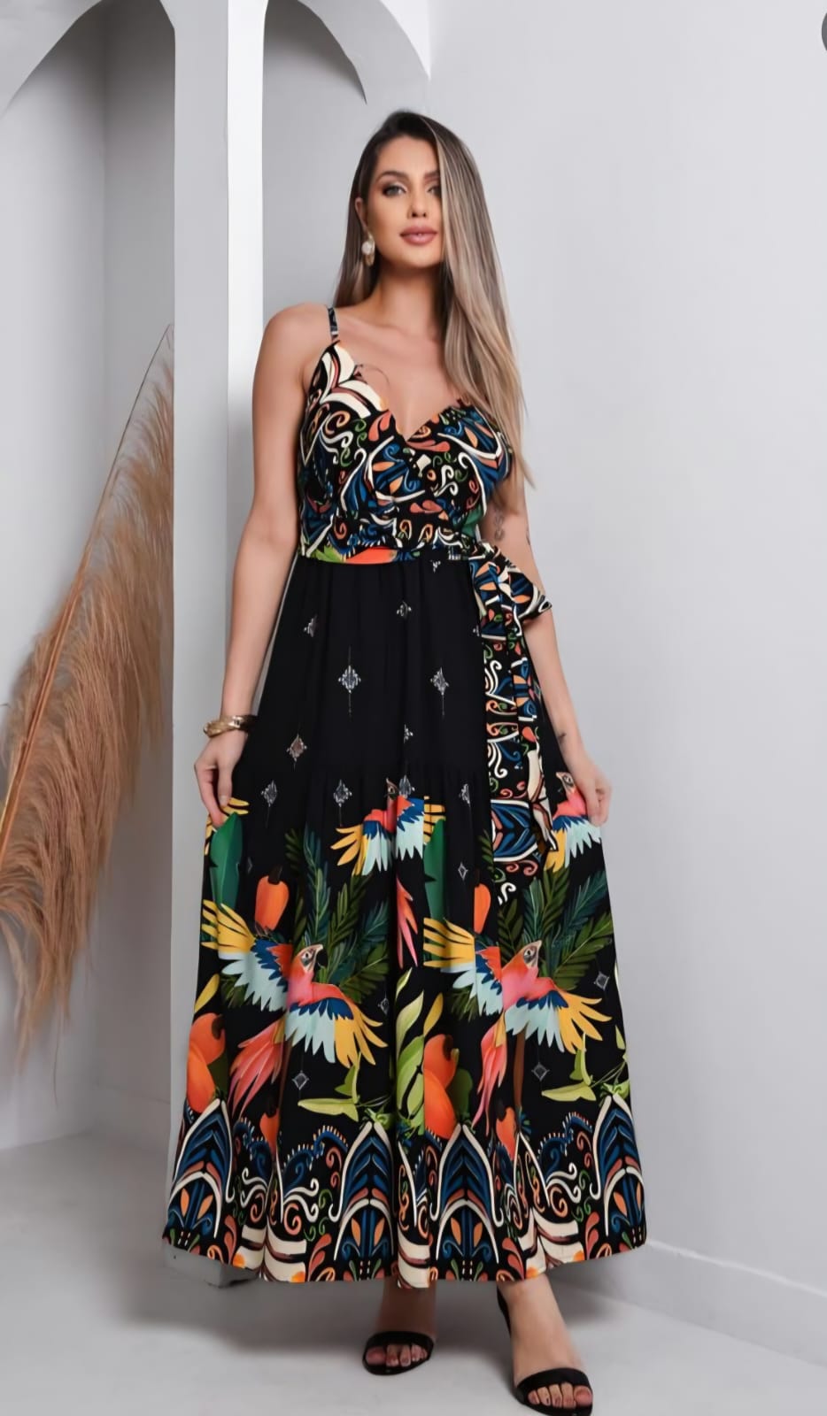 Vestido Longo Insp. Farm