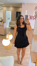 Vestido Babado