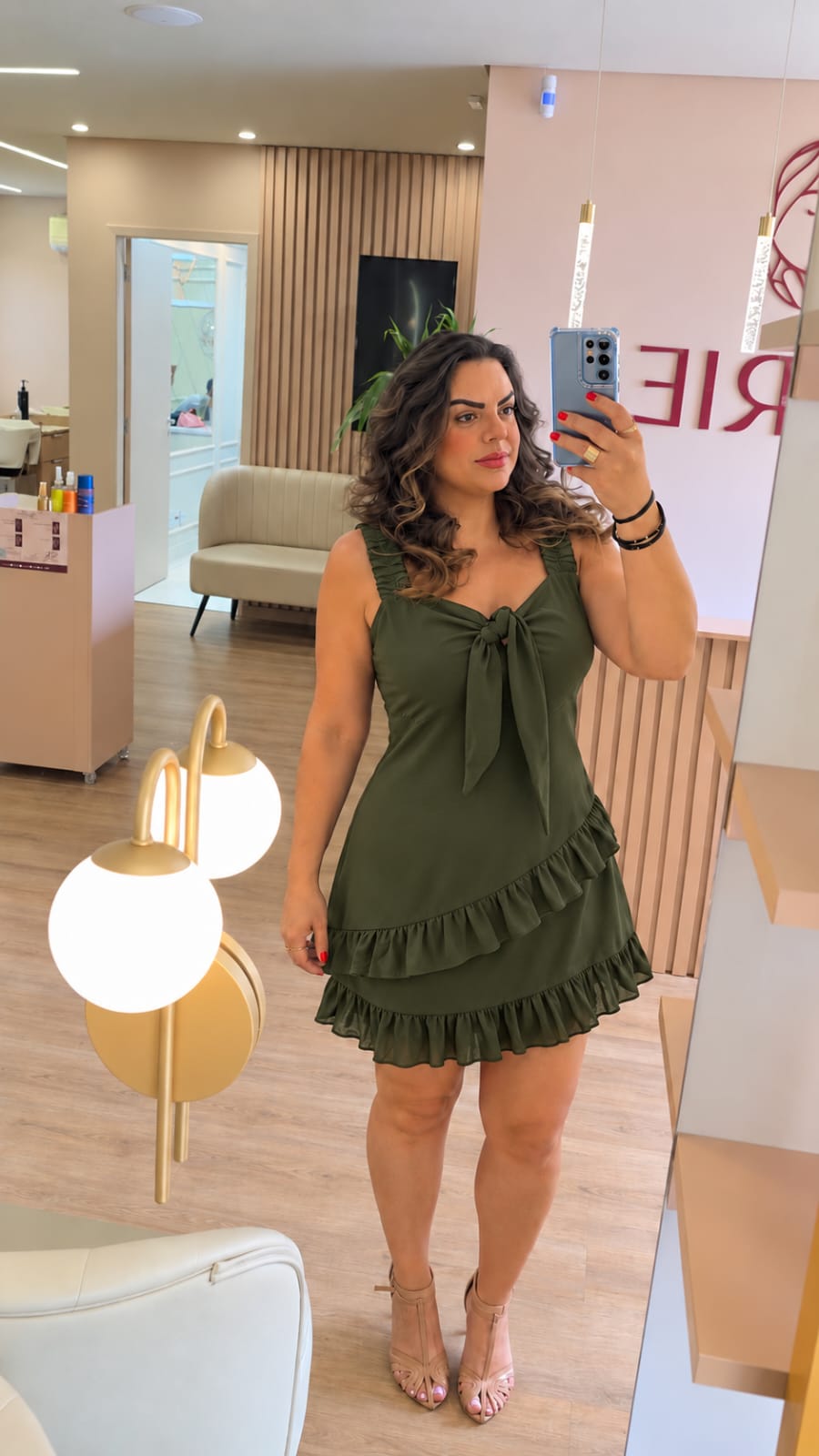 Vestido Babado