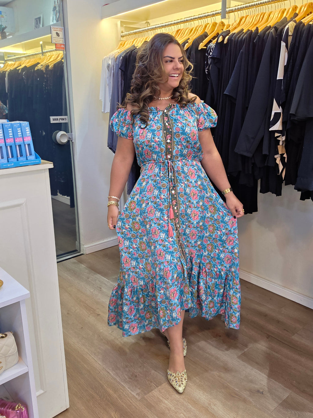 Vestido Indiano Ciganinha – Seda Indiana | Tamanho Único